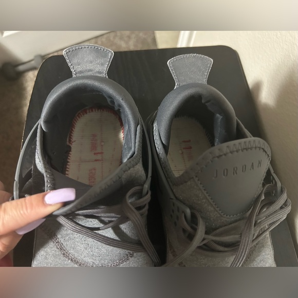 🔥Used Men’s Nike Lunarlon Jordan Grey shoes- size M 11 - Picture 8 of 12